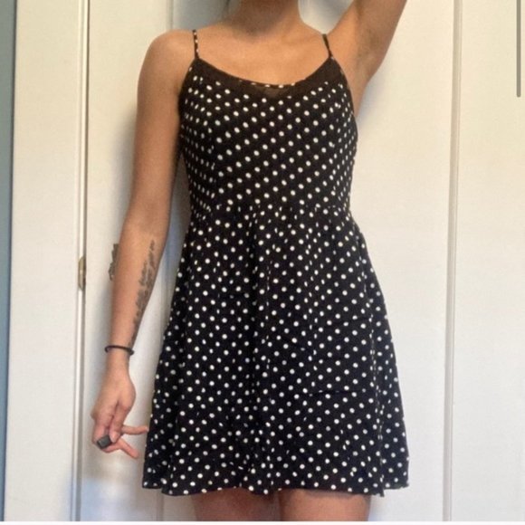 Polka dot baby doll dress XS - Picture 2 of 6